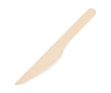 EKO Nožík drevený 16 cm - 100 ks