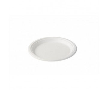 BIO Kompostovateľný tanier okrúhly Ø 22,5 cm - 125 ks